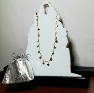 Star Studded Necklace in Gold